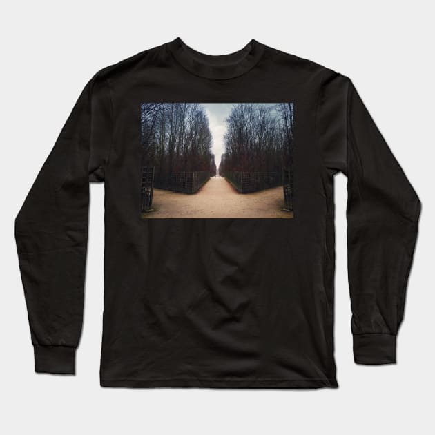 maze walkway Long Sleeve T-Shirt by psychoshadow